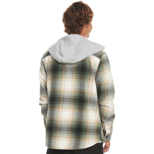 Quiksilver Kinloss Long Sleeve Hooded Flannel Shirt