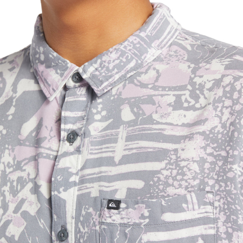 Load image into Gallery viewer, Quiksilver Nu Vintage Short Sleeve Button Up Shirt
