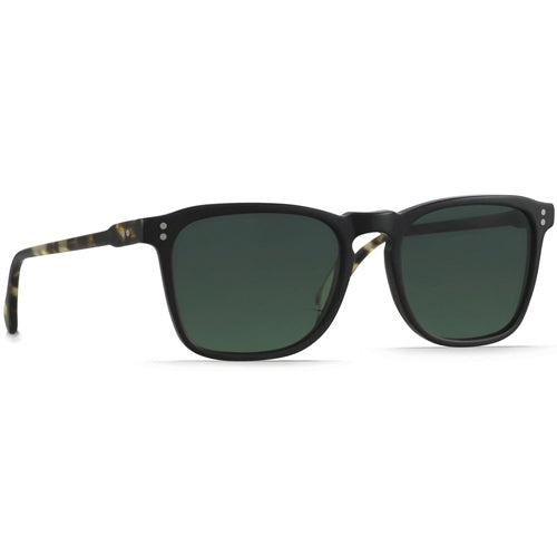 Load image into Gallery viewer, Raen Wiley Polarized Sunglasses - Matte Black/Matte Brindle Tortoise/Green
