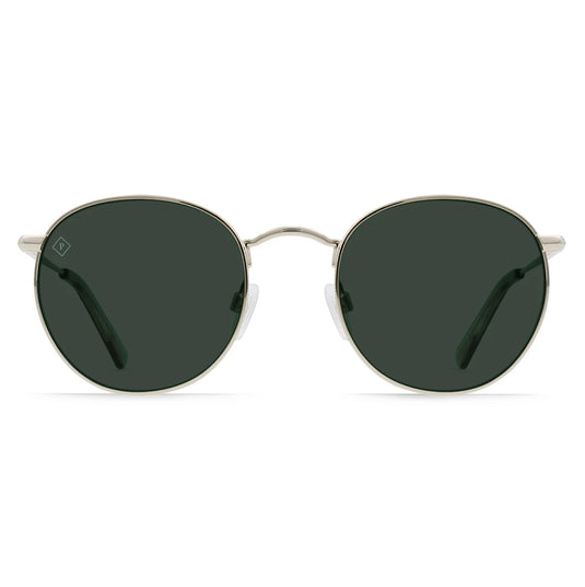 Raen Rhames Sunglasses - Tamarin/Bottle Green Gradient - Side Angle