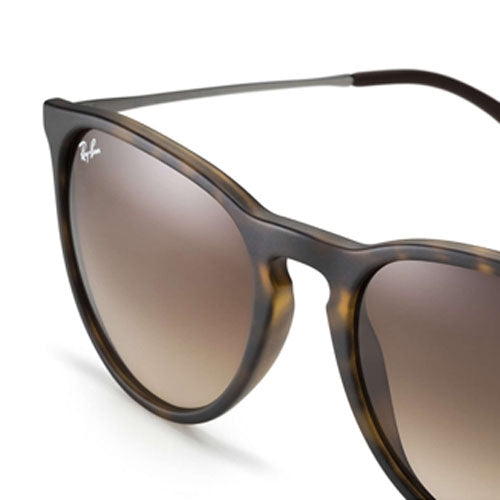 Load image into Gallery viewer, Ray-Ban Women&#39;s Erika Sunglasses - Tortoise/Gunmetal Brown Gradient
