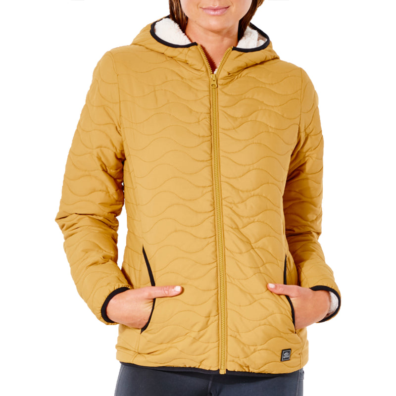 Load image into Gallery viewer, Rip Curl Women&#39;s Anoeta Anti-Series Hooded Zip Jacket
