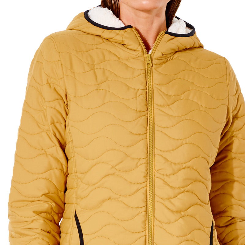 Load image into Gallery viewer, Rip Curl Women&#39;s Anoeta Anti-Series Hooded Zip Jacket
