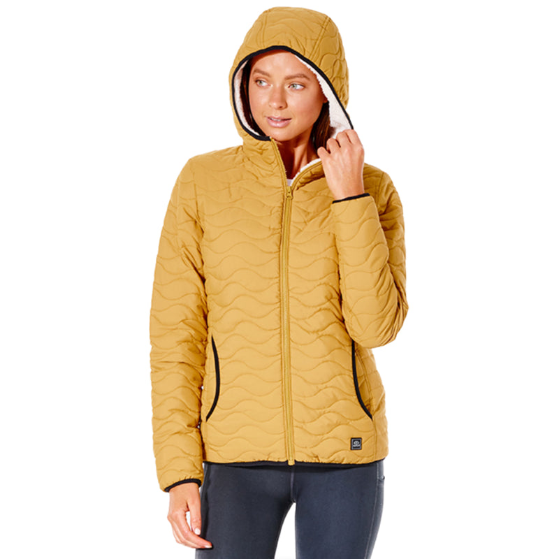 Load image into Gallery viewer, Rip Curl Women&#39;s Anoeta Anti-Series Hooded Zip Jacket
