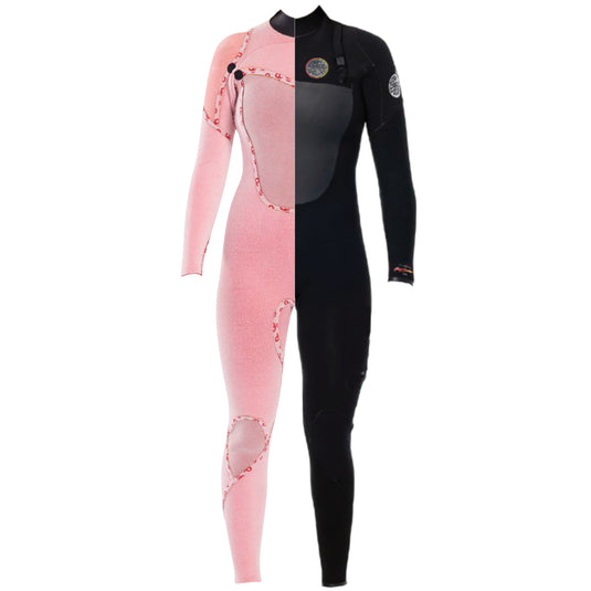 Rip Curl Women's Flashbomb E7 HeatSeeker 4/3 Zip Free Wetsuit