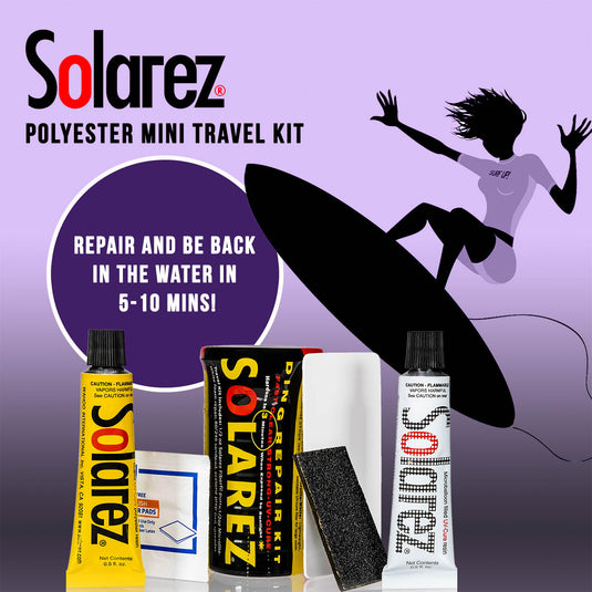 Solarez Polyester Mini Travel Ding Repair Kit