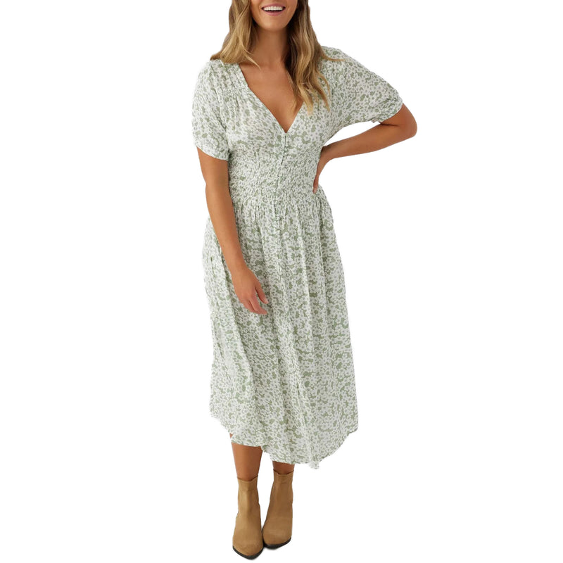 Load image into Gallery viewer, O&#39;Neill Women&#39;s Romie Bridgette Ditsy Midi Dress
