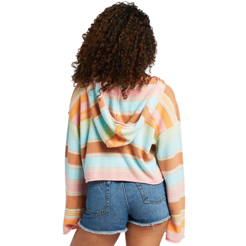 Load image into Gallery viewer, Roxy Women&#39;s Sunbaked Shores Cropped Hooded Sweater
