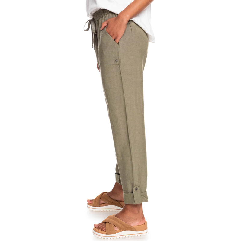 Load image into Gallery viewer, Roxy Women&#39;s On The Seashore Linen Cargo Pants
