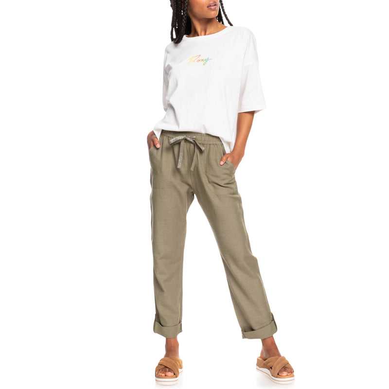 Load image into Gallery viewer, Roxy Women&#39;s On The Seashore Linen Cargo Pants
