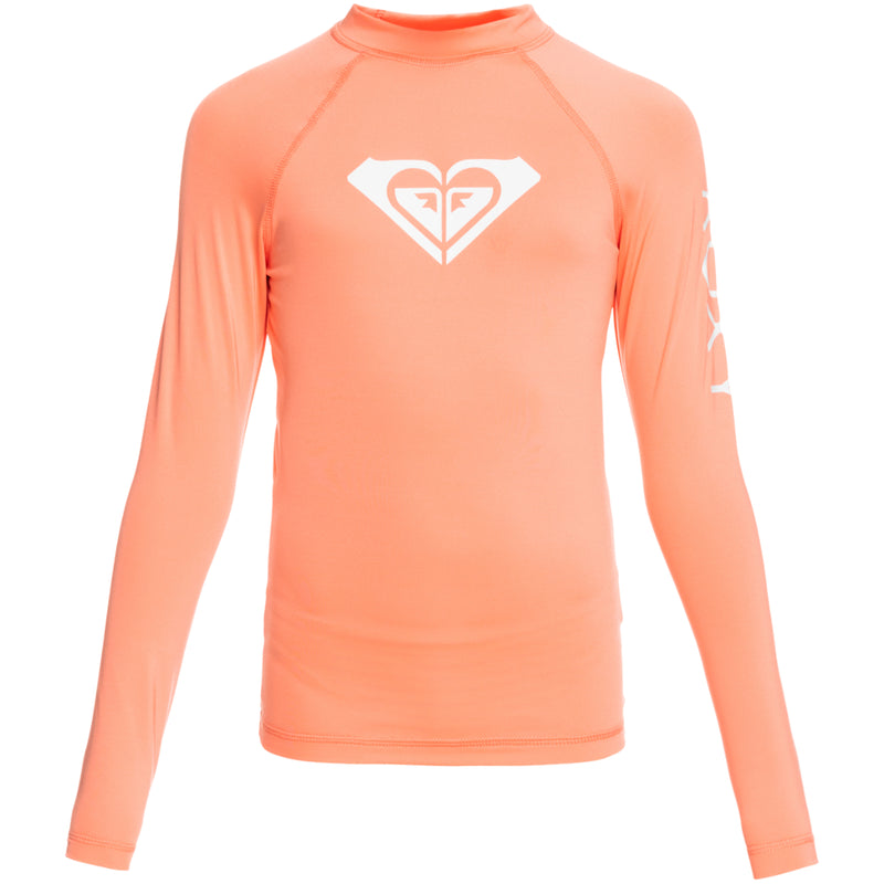 Load image into Gallery viewer, Roxy Youth Whole Hearted Long Sleeve Rash Guard
