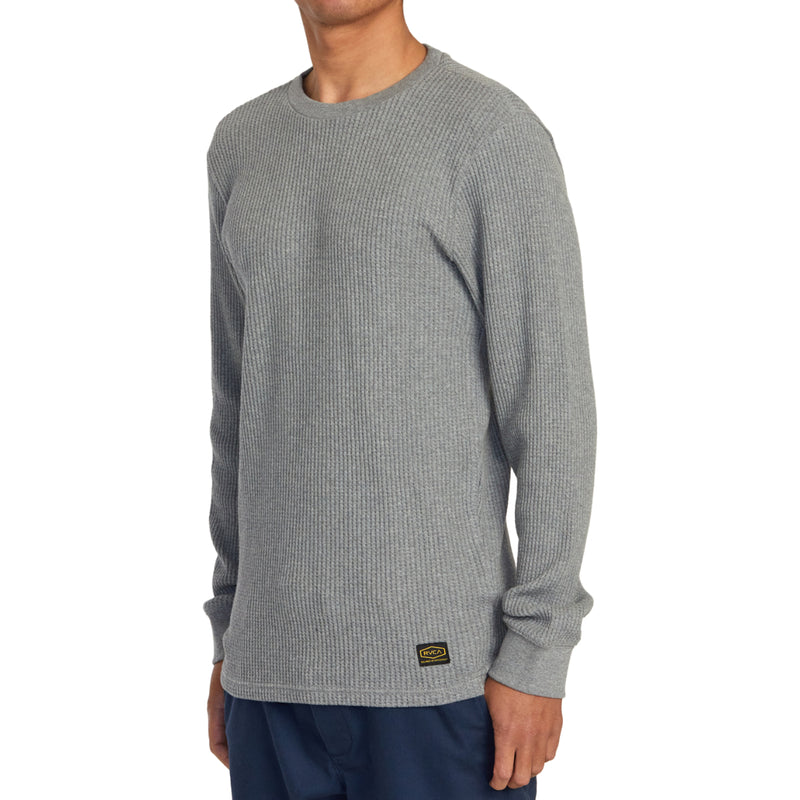 Load image into Gallery viewer, RVCA Day Shift Thermal Long Sleeve Shirt
