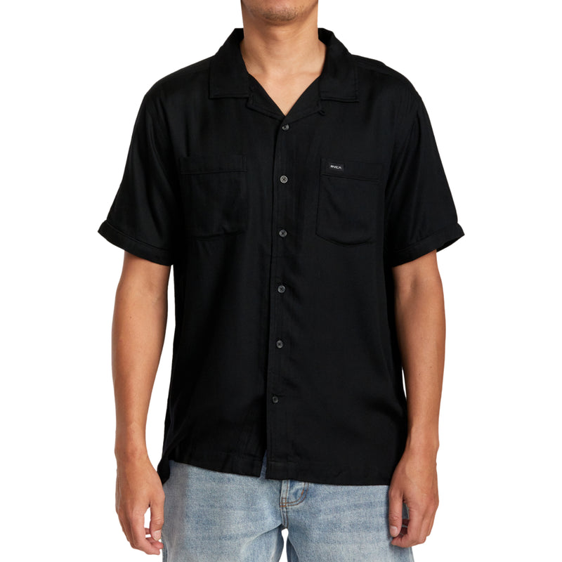 Load image into Gallery viewer, RVCA Neon Dragon Club Short Sleeve Button-Up Shirt
