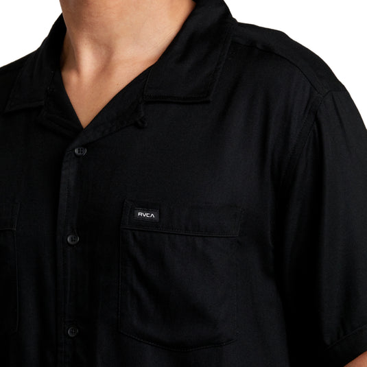 RVCA Neon Dragon Club Short Sleeve Button-Up Shirt