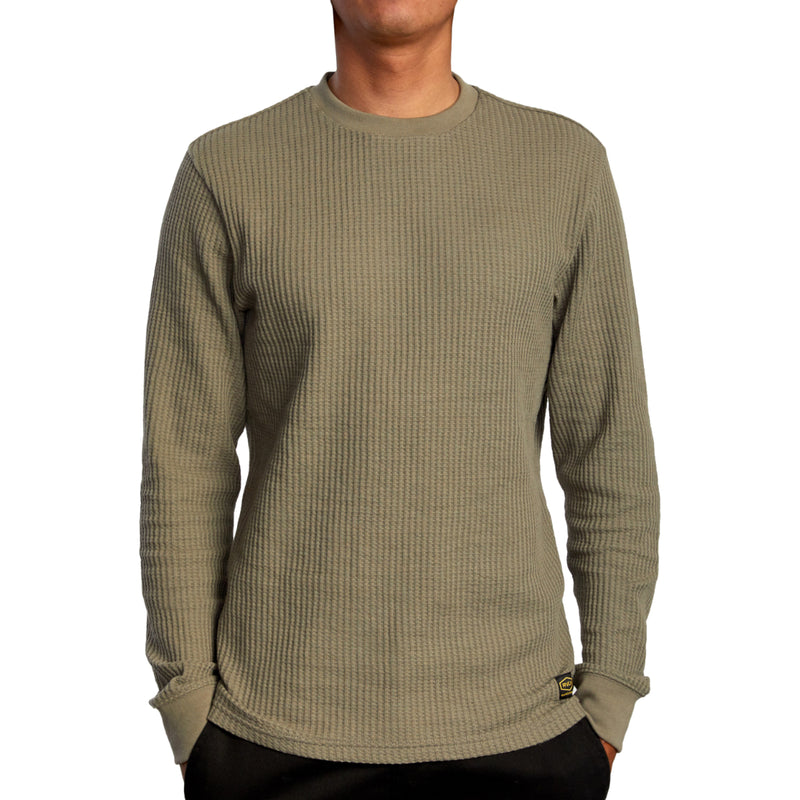 Load image into Gallery viewer, RVCA Day Shift Thermal Long Sleeve Shirt
