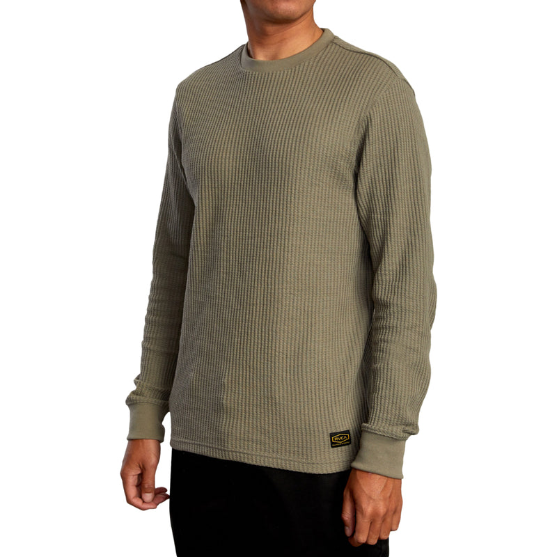 Load image into Gallery viewer, RVCA Day Shift Thermal Long Sleeve Shirt
