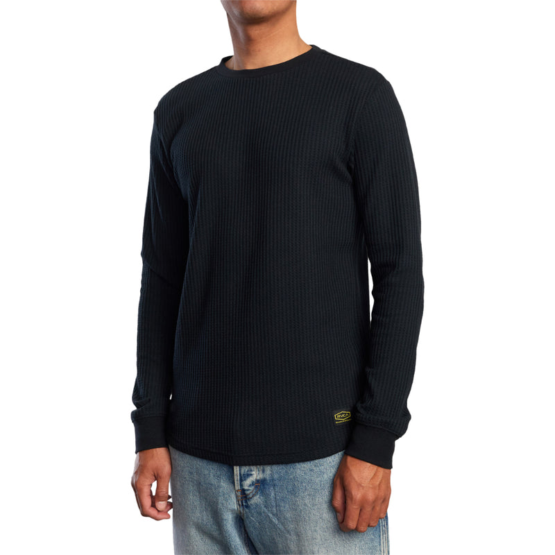 Load image into Gallery viewer, RVCA Day Shift Thermal Long Sleeve Shirt
