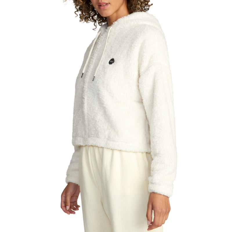 Load image into Gallery viewer, RVCA Women&#39;s Fuzzy Zip-Up Hoodie
