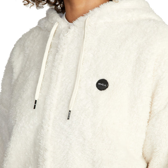 RVCA Women's Fuzzy Zip-Up Hoodie