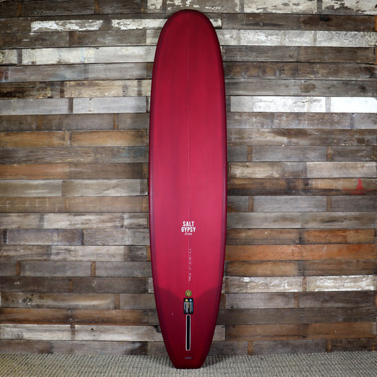 Salt Gypsy Dusty Retro 9'0 x 22 ½ x 3 Surfboard - Merlot Tint • REPAIRED