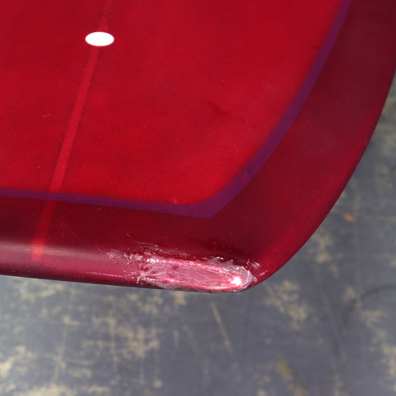 Load image into Gallery viewer, Salt Gypsy Dusty Retro 9&#39;0 x 22 ½ x 3 Surfboard - Merlot Tint • REPAIRED
