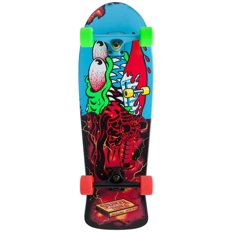 Load image into Gallery viewer, Santa Cruz Stranger Things Meek Slasher 31.13&quot; Skateboard Complete
