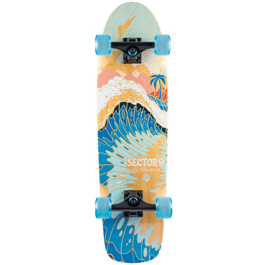 Sector 9 Bamboozler Bora Bora 31.5" Skateboard Complete