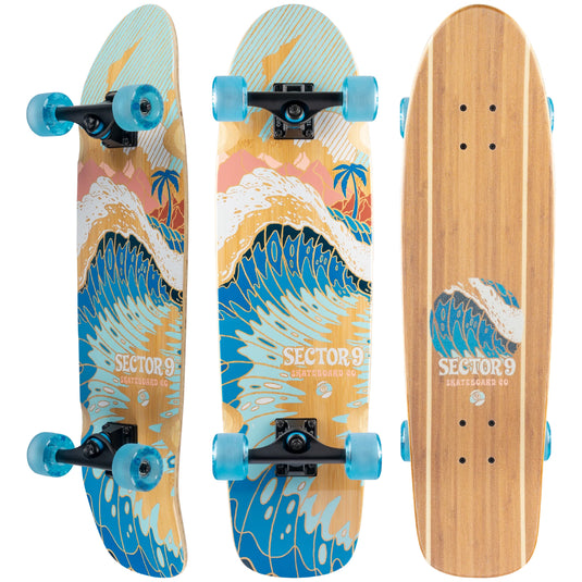 Sector 9 Bamboozler Bora Bora 31.5" Skateboard Complete