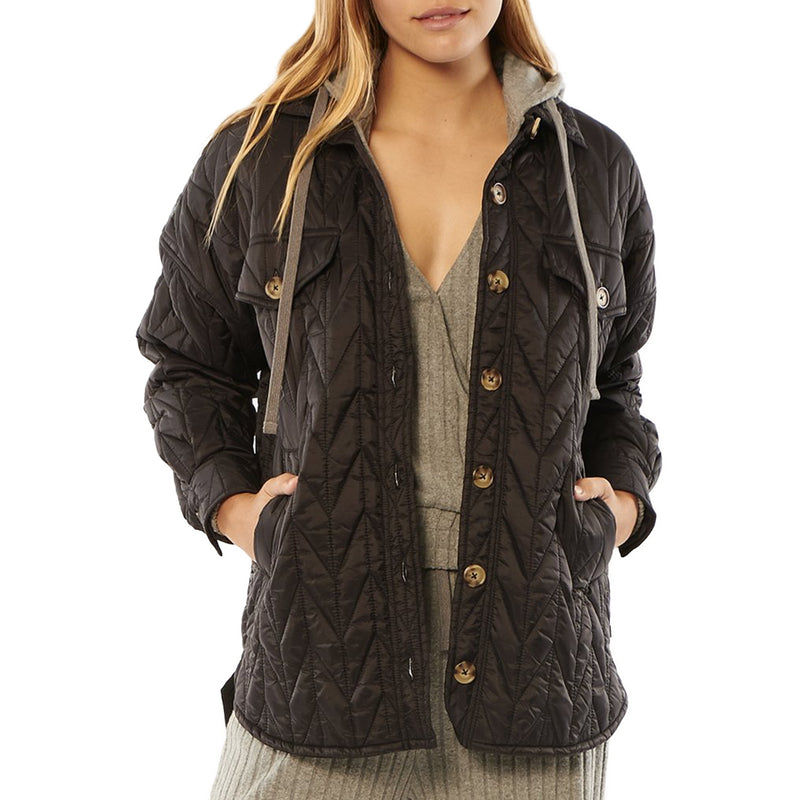 Load image into Gallery viewer, Sisstrevolution Women&#39;s Rory Woven Quilted Jacket
