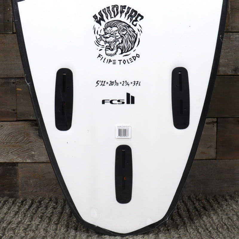 Load image into Gallery viewer, Softech Filipe Toledo Wildfire 5&#39;11 x 20 ⅝ x 2 ¾ Soft Surfboard - Striped
