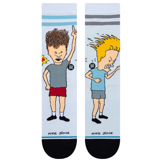 Stance Beavis And Butthead Settle Down Crew Socks