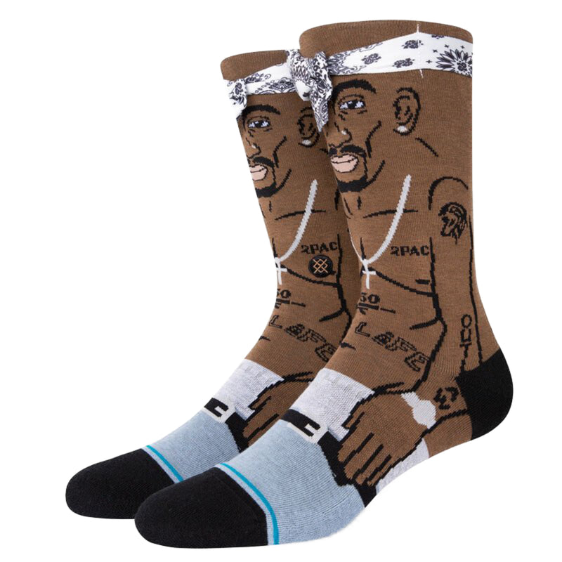 Load image into Gallery viewer, Stance Tupac Shakur Resurrected Crew Socks
