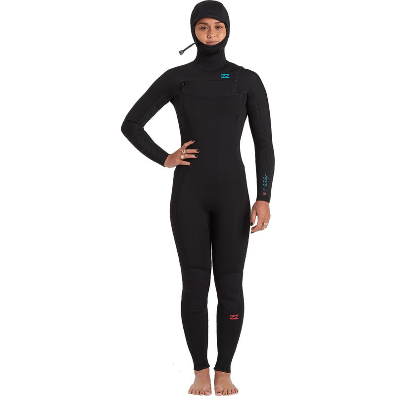 Load image into Gallery viewer, Billabong Women&#39;s Synergy 5/4 Hooded Chest Zip Wetsuit - 2020
