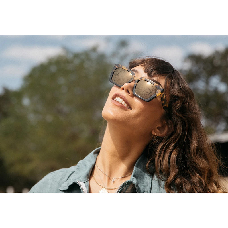 Load image into Gallery viewer, RAEN Women&#39;s Keera Sunglasses - Tamarin Tort/Bronze Mirror
