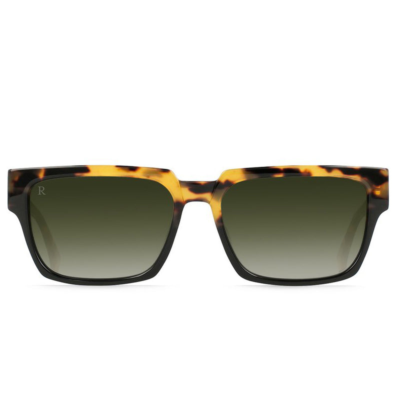 Load image into Gallery viewer, Raen Rhames Sunglasses - Tamarin/Bottle Green Gradient - Front
