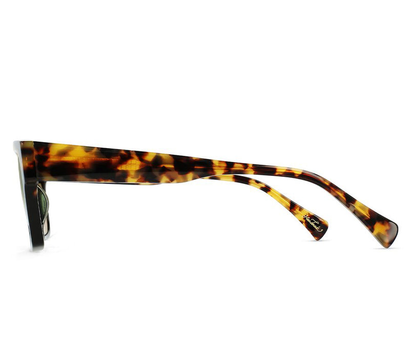 Load image into Gallery viewer, Raen Rhames Sunglasses - Tamarin/Bottle Green Gradient - SIde
