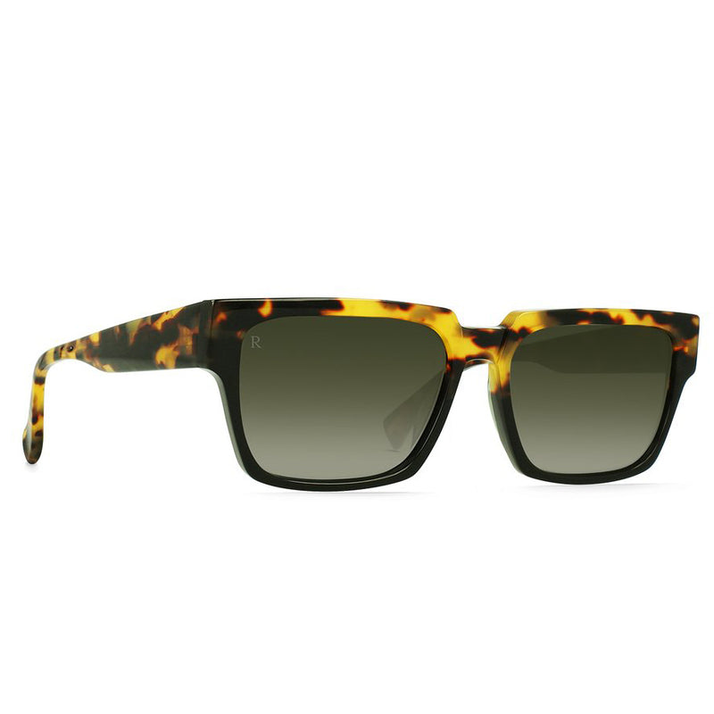 Load image into Gallery viewer, Raen Rhames Sunglasses - Tamarin/Bottle Green Gradient - Side Angle
