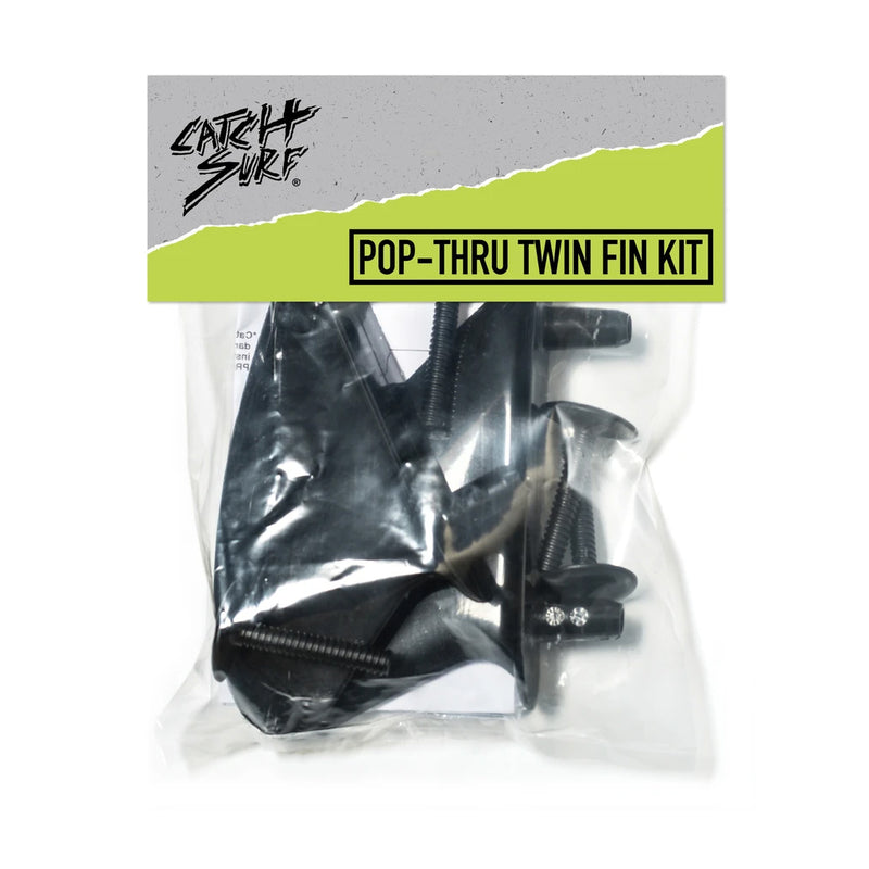 Load image into Gallery viewer, Catch Surf Twin Fin Kit - Black
