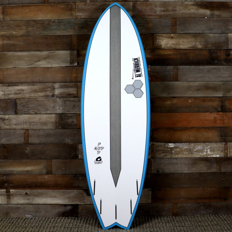 Load image into Gallery viewer, Torq CI Pod Mod 5&#39;10 x 20 ⅞ x 2 ⅝ Surfboard - White/Blue
