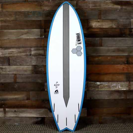 Torq CI Pod Mod 5'10 x 20 ⅞ x 2 ⅝ Surfboard - White/Blue