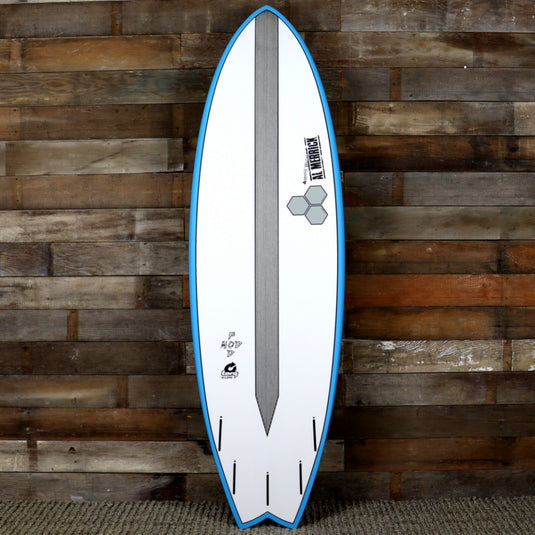 Torq CI Pod Mod 6'2 x 21 ⅜ x 2 ¾ Surfboard - White/Blue