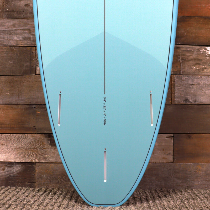 Load image into Gallery viewer, Torq Mod Fun V+ TET 7&#39;4 x 22 x 3 Surfboard - Pewter Blue • BLEMISH
