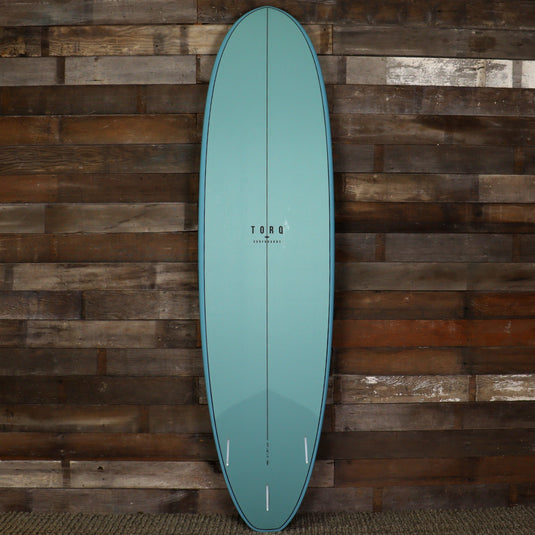 Torq Mod Fun V+ TET 7'4 x 22 x 3 Surfboard - Pewter Blue • DAMAGED