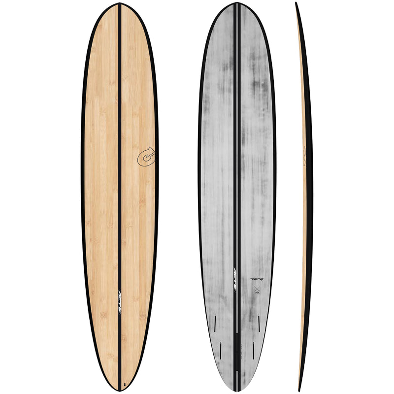 Load image into Gallery viewer, Torq The Don HP ACT 9&#39;1 x 21 ⅞ x 2 13/16 Surfboard - Black Rails/Bamboo
