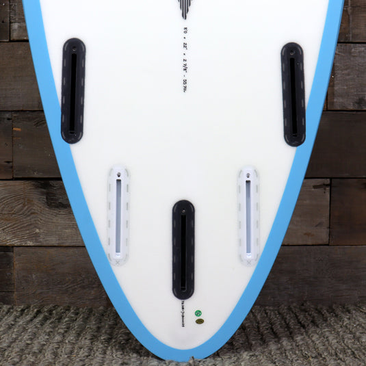 Torq M2 TEC 8'0 x 22 x 2 ⅞ Surfboard - Blue Rails