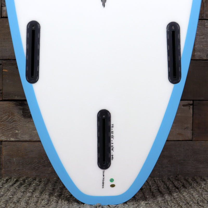 Load image into Gallery viewer, Torq M2 V+ TEC 7&#39;8 x 22 ½ x 3 3/16 Surfboard - Blue/White
