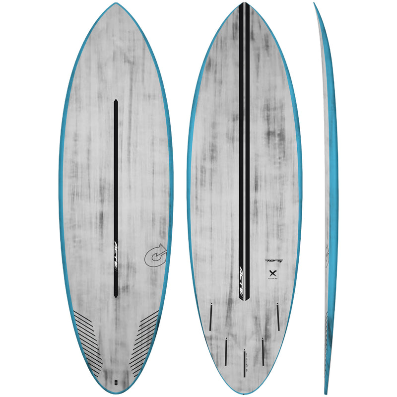 Load image into Gallery viewer, Torq Multiplier ACT 6&#39;4 x 20 ⅞ x 2 ¾ Surfboard - Blue Rails
