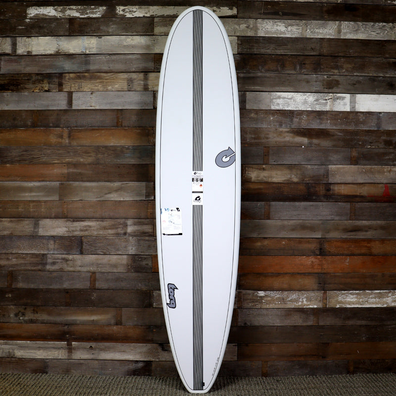 Load image into Gallery viewer, Torq Mini Longboard 8&#39;0 x 22 x 3 Surfboard - Blue/White - Deck
