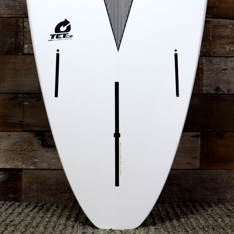 Load image into Gallery viewer, Torq Longboard TET-CS 8&#39;6 x 22 ½ x 3 ⅛ Surfboard - White/Carbon Strip
