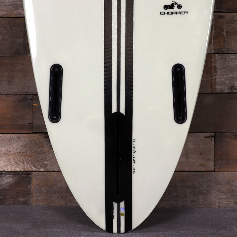 Load image into Gallery viewer, Torq Chopper TEC 7&#39;2 x 21 ¼ x 2 ¾ Surfboard - Grey Polished
